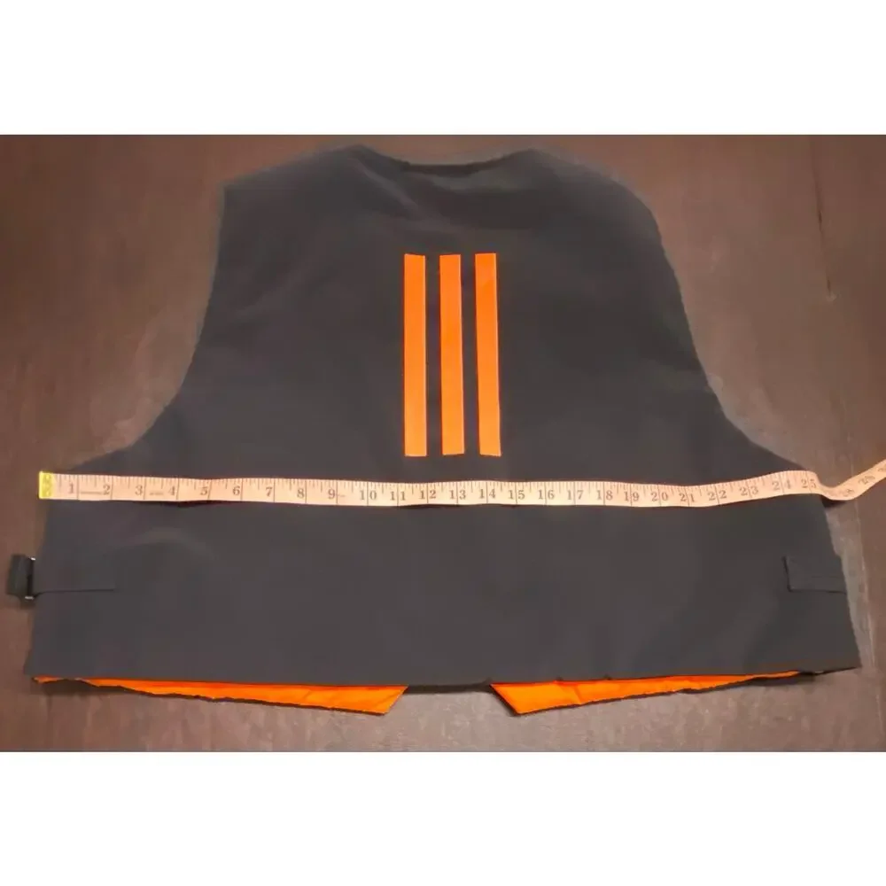 Adidas MYSHELTER COLD.RDY Reversible Vest Black Orange Reflective L Running